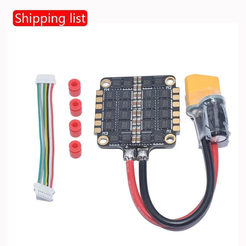 

AuroraRC 40A/55A 3-6S Dshot600 BLHELI_S Built-in Current Sensor 4IN1 Brushless ESC for FPV Racing Drone RC Quadcopter RC Parts