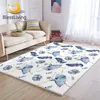 BlessLiving Ballet Large Carpet for Bedroom Ballerina Watercolor Floor Mat Elegant Swan Soft Area Rug Dancing Girl Tapis Chambre 1