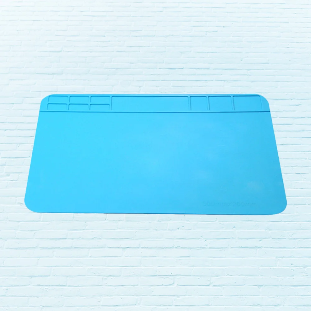 

1Pc Electronic Maintenance Mat Equipment Maintenance Silicone Plate Multiple Parts Placed Waterproof And Heat Insulation Mat