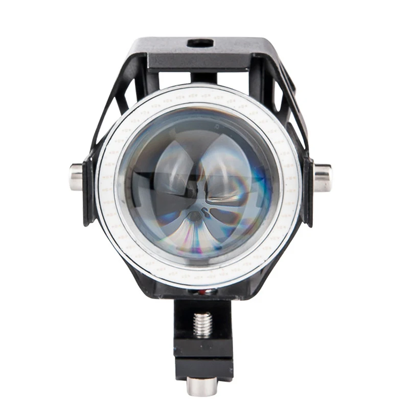 U7 мотоцикл Ангельские глазки головной светильник точечные с DRL вспомогательный