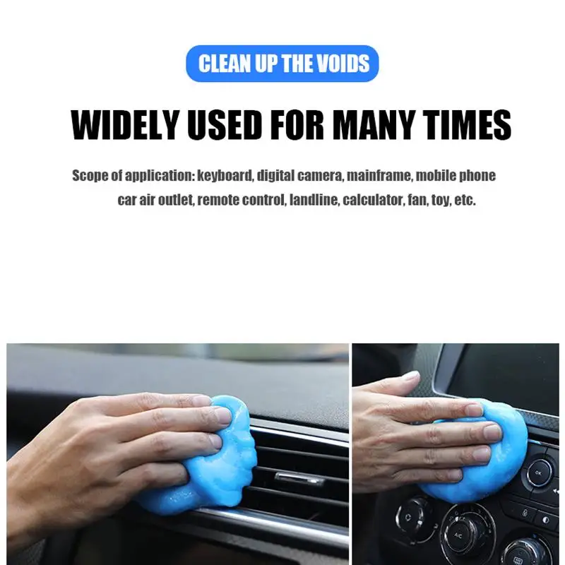 AOZBZ Car Cleaning Glue Laptop PC Computer Keyboard Slime Jelly Gel Compound Dust Wiper Cleaner Car Interior Car Accessories