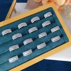 Вечность лаборатории с бриллиантом cz Кольцо 925 серебро обещание обручальное кольцо кольца для мужчин и женщин вечерние ювелирные изделия