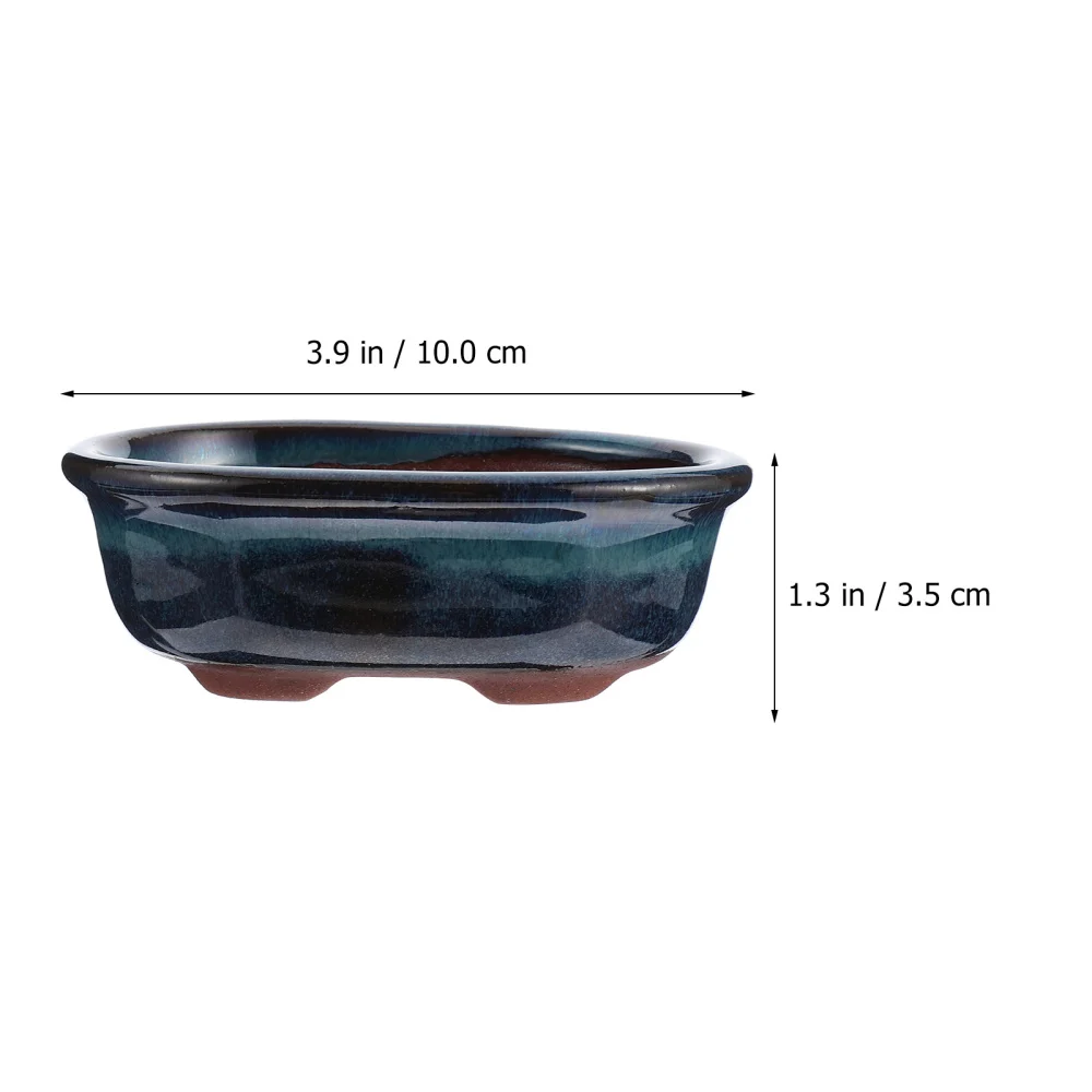 

Chinese Style Bonsai Flowerpot Ceramic Craft Plant Pot Planter Home Decor