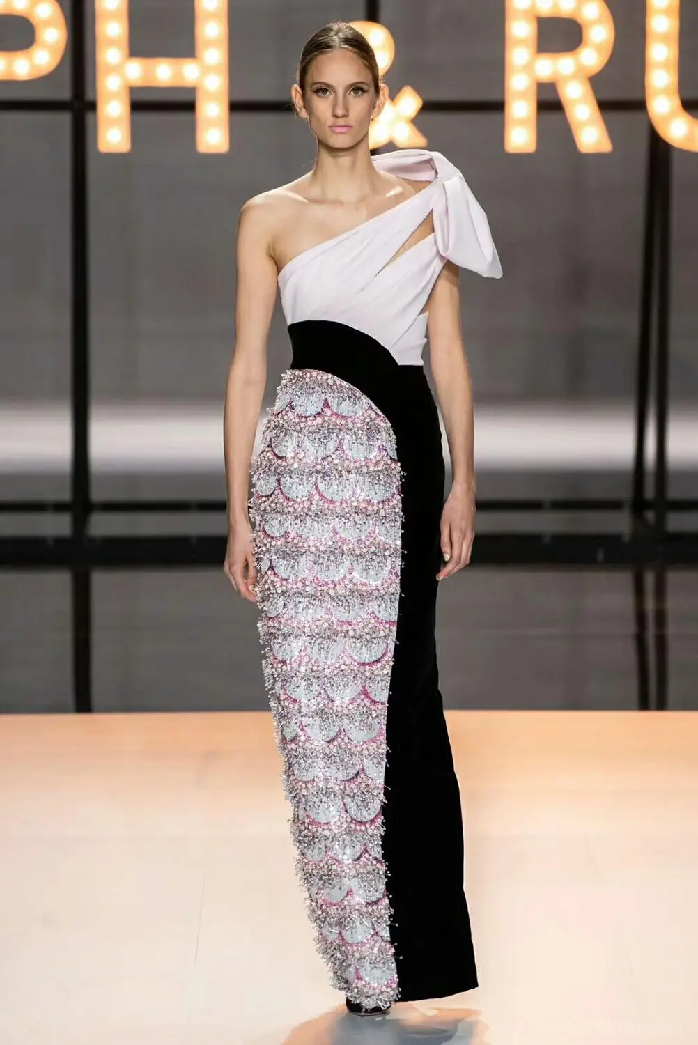 

Женское вечернее Бандажное платье, элегантное облегающее платье на одно плечо с блестками, лето 2019