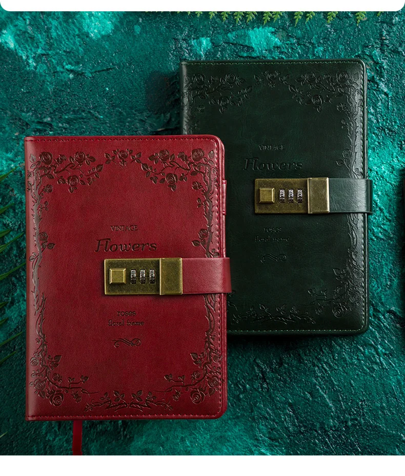 Ретро Ноутбук Пароль Книга с замком креативные школьные офисные принадлежности канцелярские персональный Дневник Журнал Чехол для планировщика студента