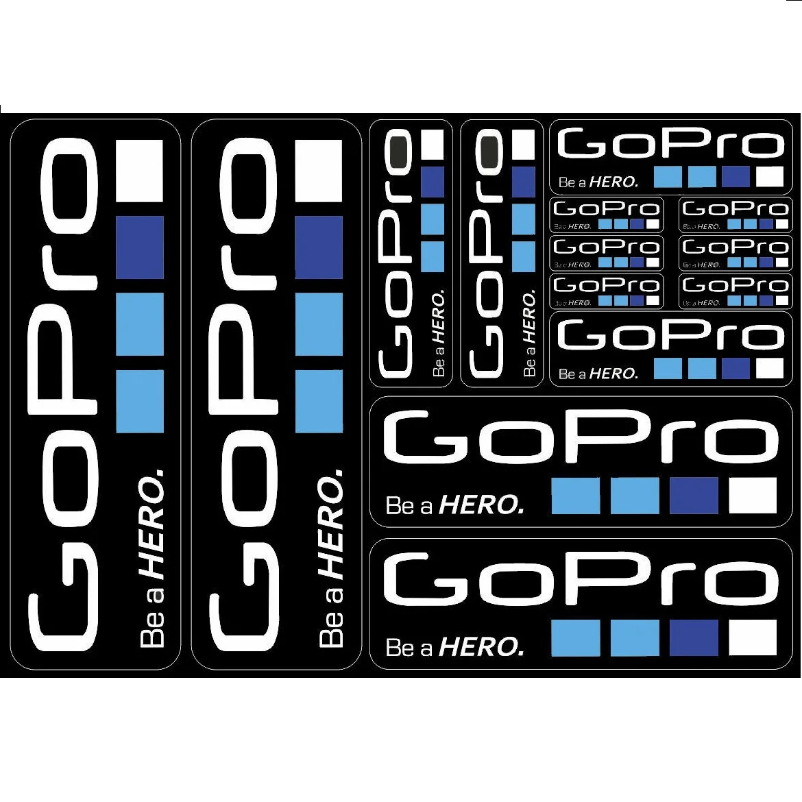 

GoPro Hero Action Camera Replacement Decals Stickers Graphic Vinyl