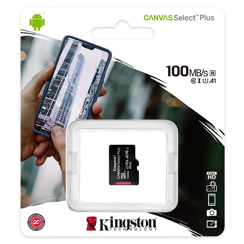 Оригинальная kingston Карта памяти 128G класс 10 Micro SD карта SDXC TF карта C10 автомобильный рекордер карта UHS-I Flash Memoia карта для мобильного телефона