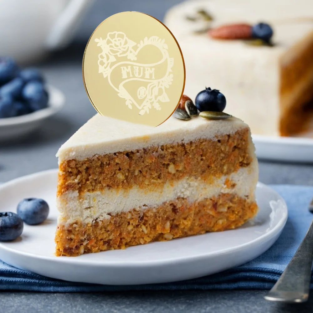 

20pcs Mother's Day Theme Cupcake Toppers Letter Cake Picks Cake Decorations