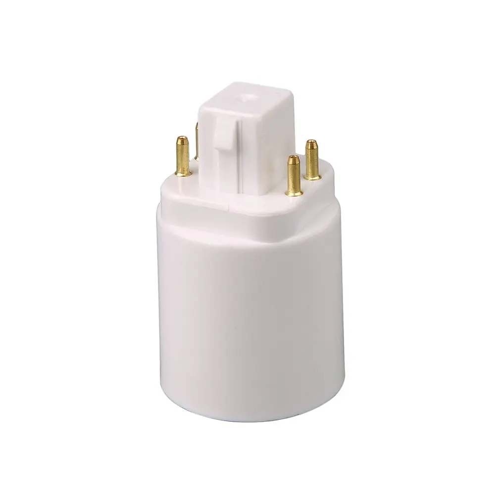 

LED Light Lamp Adapter GX24Q to E27 Bulb Holder Socket Converter 4 Pin Screw-based Lamp Extender Base Socket