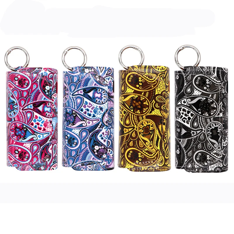 Чехол-книжка для IQOS 3 0 DUO кожаный с цветочным узором | Электроника