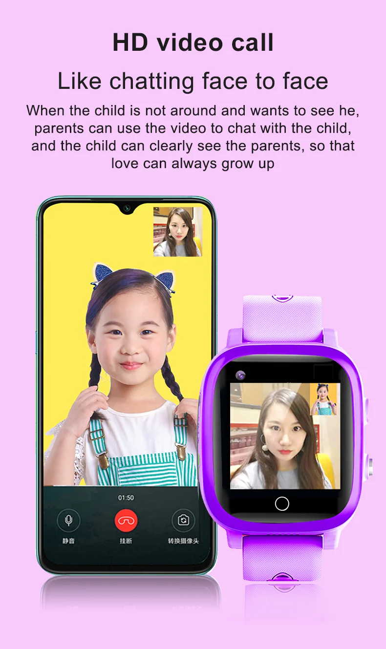 

4G Smart Watch Kids GPS WIFI Location Temperature ECG/BPG Blood Pressure Video Call Remote Control Wristwatch Smart Tracker