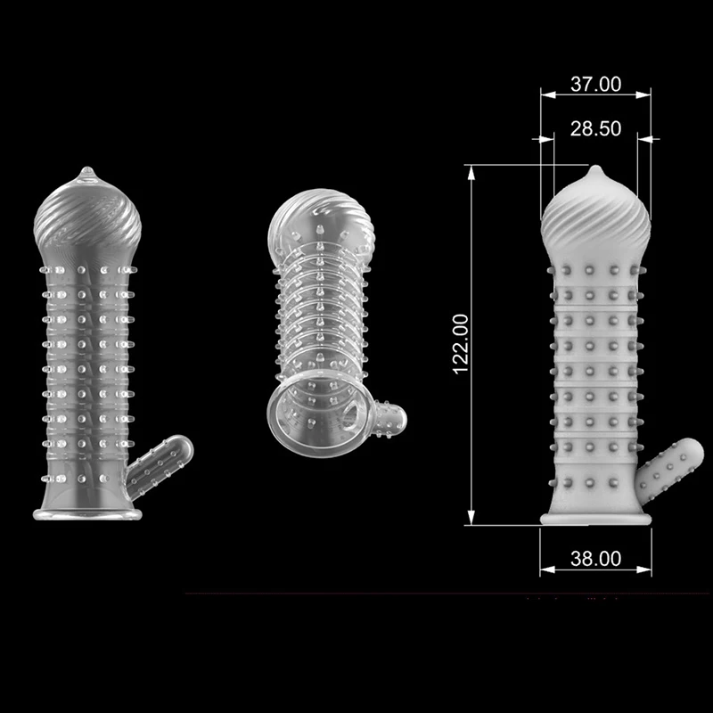 Удлинитель для мужского пениса многоразовый презерватив усилитель эрекции