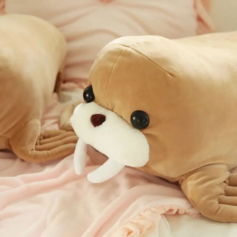 Податливый морж плюшевая игрушка чучело Кукла рождественские украшения для дома