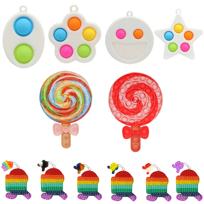 

stres oyuncaklar itme kabarck silikon oyuncak Push Bubble Sensory Fidget Toys-Stress Relief Silicone Pressure Relieving Toys