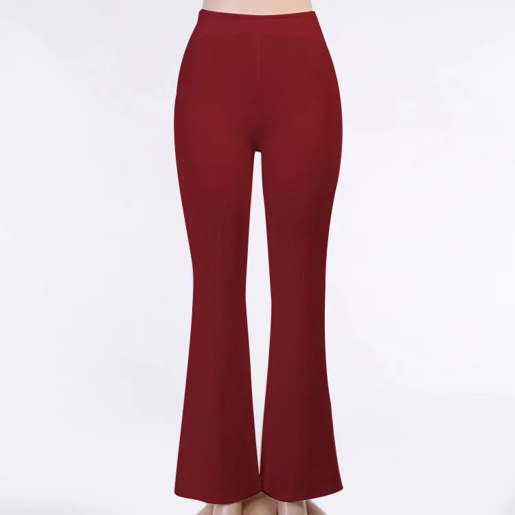 

OL Elegant Women Trousers Sexy Skinny Pants High Waisted Streetwear White Flare Wide Leg Pants Office Lady Fashion Clothes