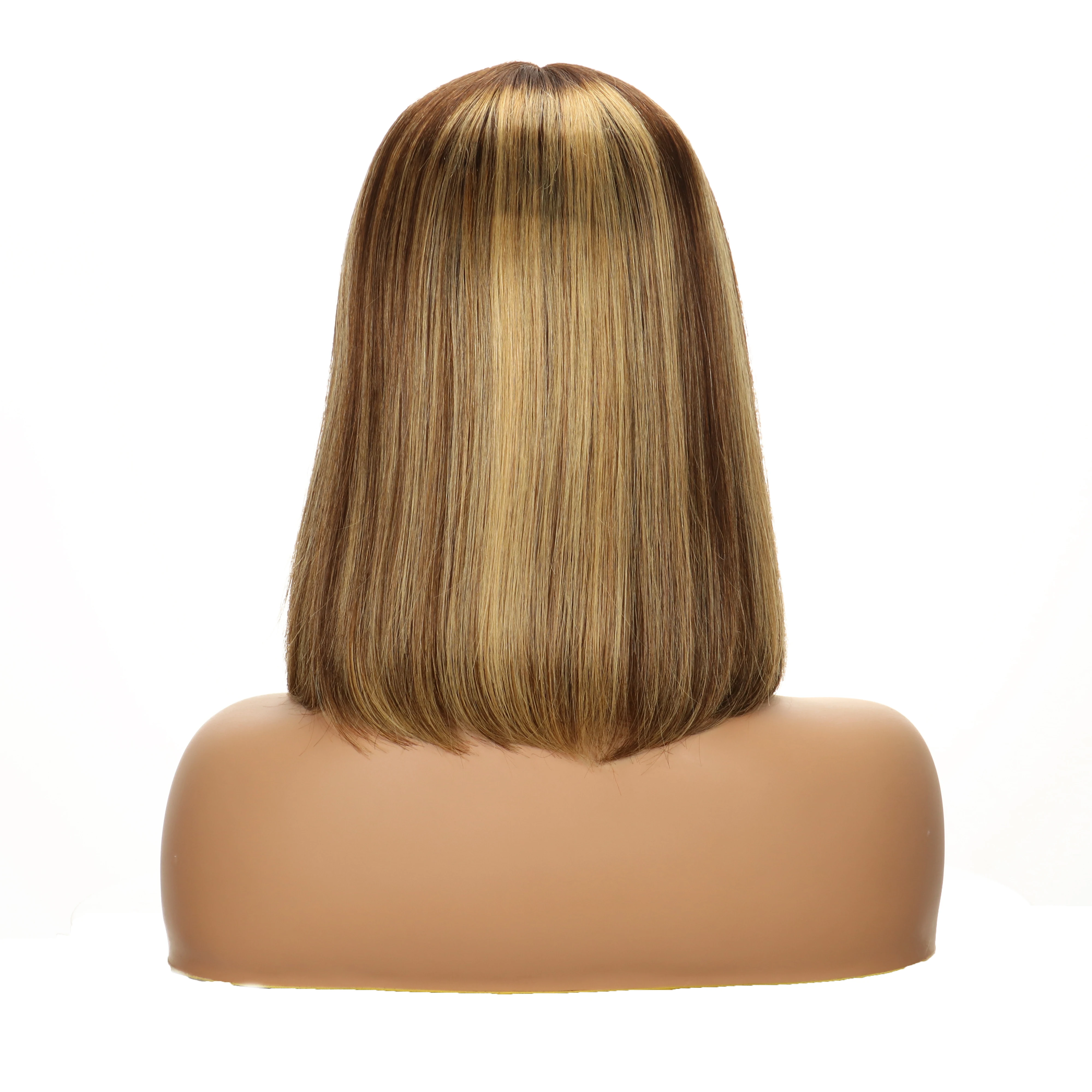 

YATUWIN Ombre Цвет 4/27 короткие боб парики человеческие волосы 13 × 5 ×1 кружевной передний для черных женщин с бразильской Реми натуральные волосы