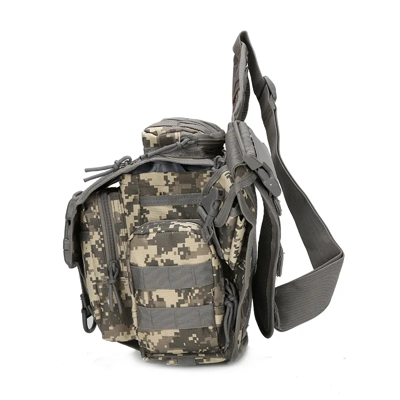 Сумка камуфляжная для камеры, многофункциональная армейская поясная сумка с карманами для тактической камеры, бега, рыбалки, спорта на плечо