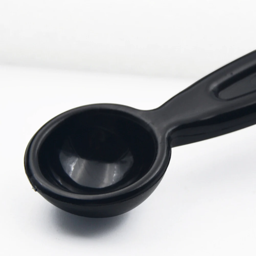 

2Pcs Coffee Machine Brush 2 In 1 Espresso Machine Brush With Spoon Nylon Coffee Plastic Handle Cleaning Tool Cleaner Black