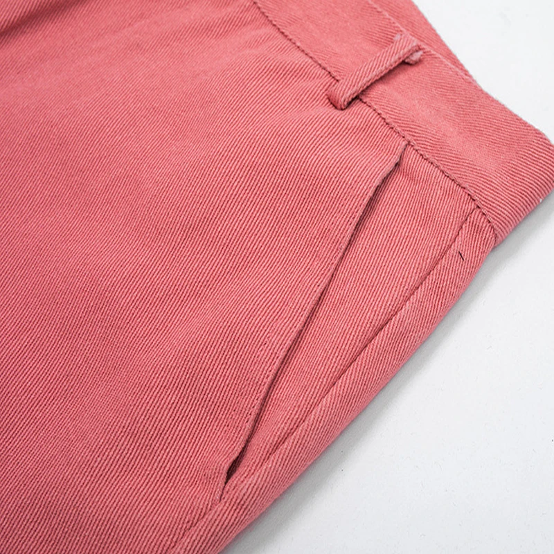 

ELKMU Hip Hop Streetwear Vintage Jeans Letter Graffiti Print Denim Pants Men Harajuku Fashion Trousers Pink Jeans Male HE833