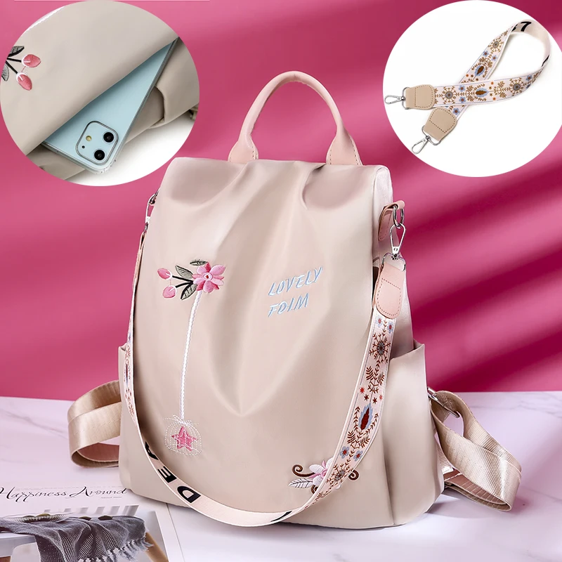 

2021 Waterproof Oxford Women Backpack Fashion Anti-theft Women Backpacks Print School Bag High Quality Large Capacity Backpack