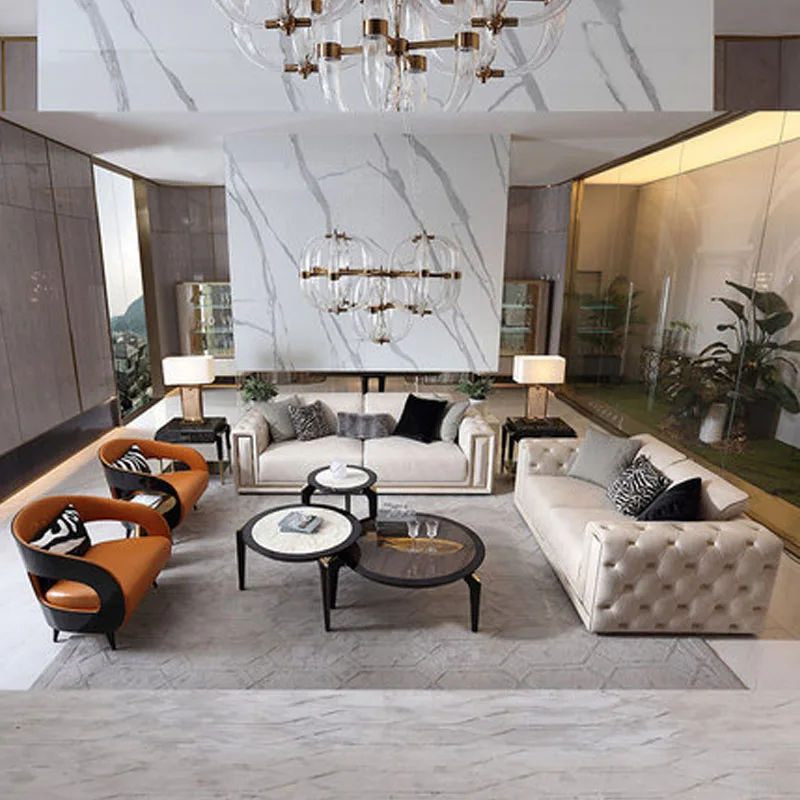 Постмодернизированный роскошный диван в европейском стиле | Мебель