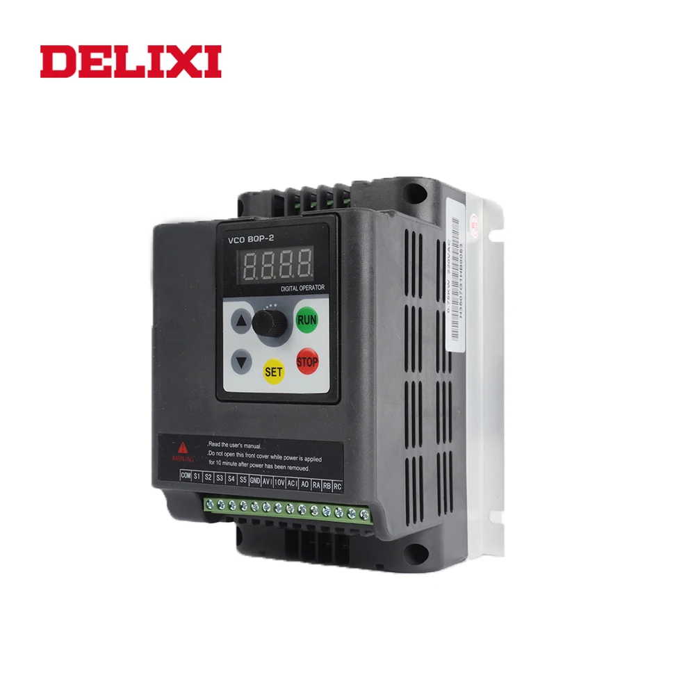 Частотный инвертор DELIXI DL350 220 В 0 4 кВт 75 1 5 2 3 фазный вход и выход преобразователь