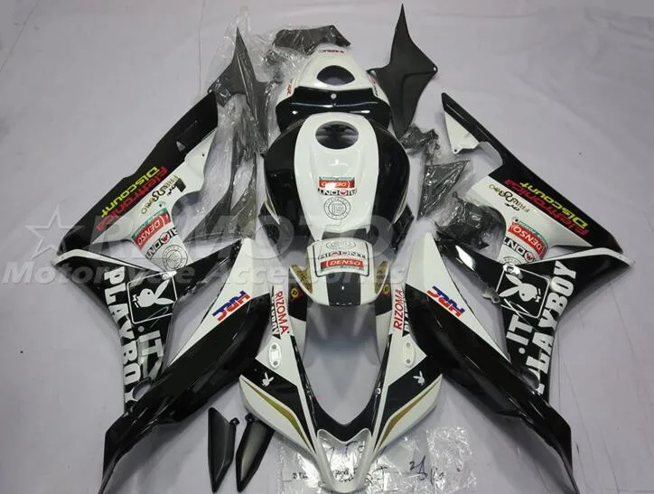 

4Gifts New ABS Injection Mold Motorcycle Fairings Kit fit for HONDA CBR600RR F5 2007 2008 07 08 Bodywork set black BOY