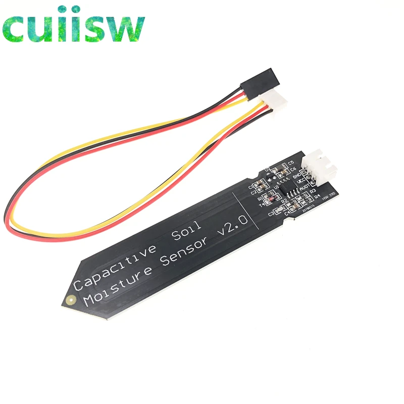 Емкостный датчик влажности почвы устойчивый к коррозии широкий провод