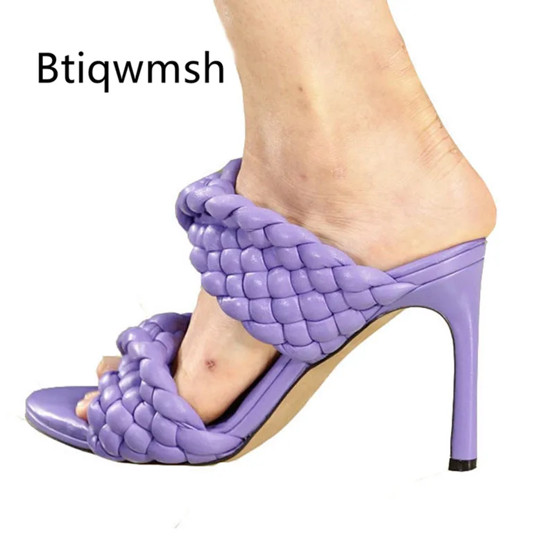 Женские сандалии гладиаторы из натуральной кожи с открытым носком на высоком