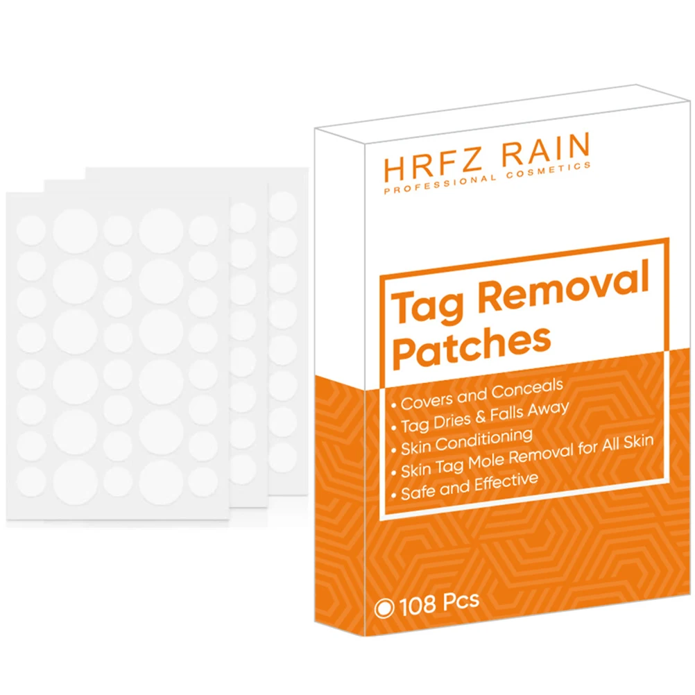 

108 Pcs Warts and Moles Remover Patches Wart Remover Patches for All Skin Types Fit to Face Body Fingers Arms and Neck