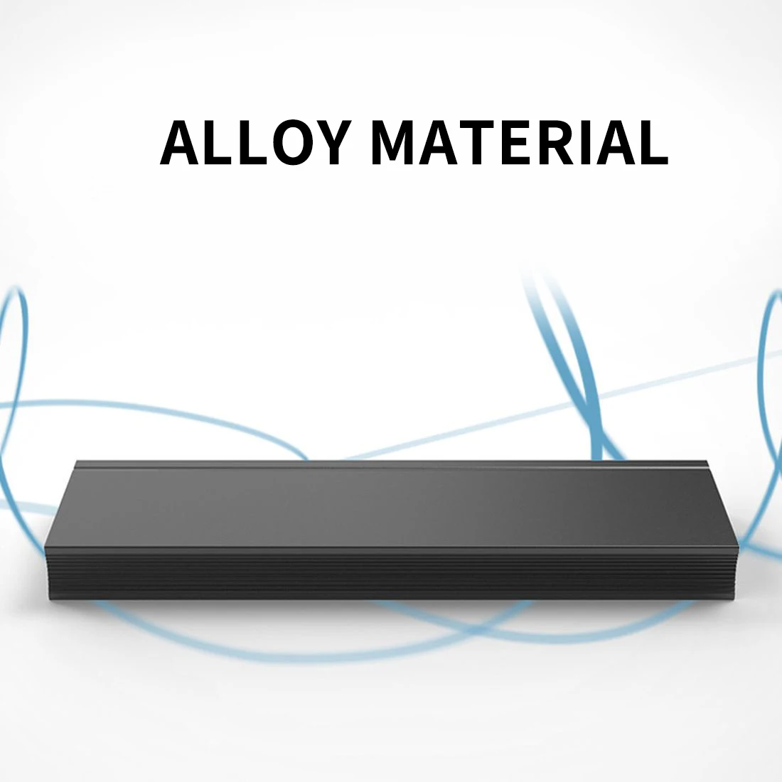 USB 3.0 SSD Case M.2 NVME SSD to Type C Hard Disk Case M2 2230-2280 External Hard Drive Enclosure For NVME SSD JSM583 Chip