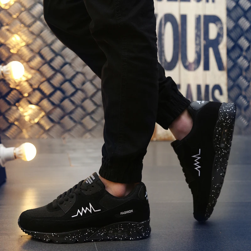 Couple Running Shoes Mens Womens LightWeight Breathable Shoes Air Cushion Sneakers Comfortable Sports Casual Shoes