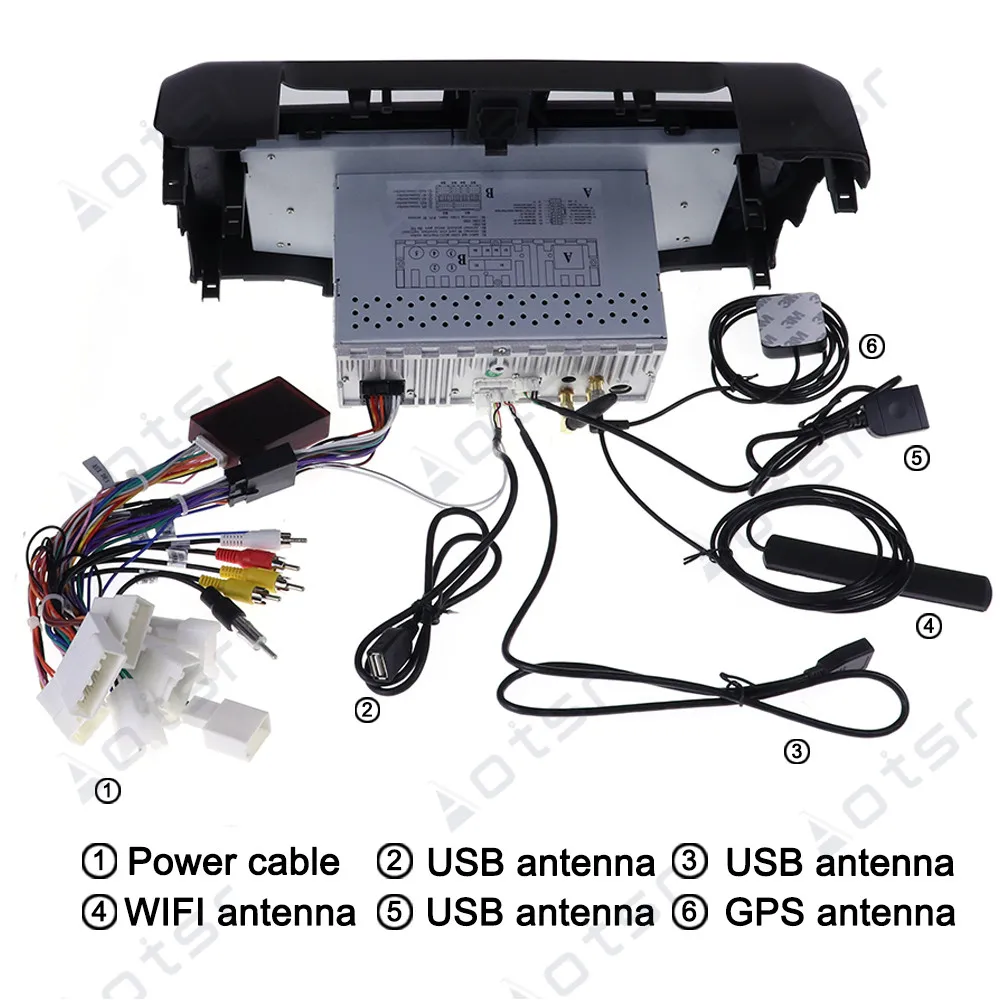 AOTSR автомобиль радио в машине 2 Din Android 10 для Toyota 4 runner 2009 2020 GPS навигации DSP