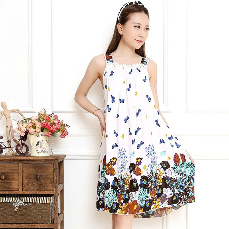 Sanderala сексуальное женское хлопковое ночное белье с принтом большие размеры