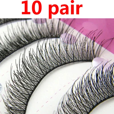 10pair style 7 10 пар накладных ресниц натуральный хлопок стебель ресницы длинные черные Накладные ресницы макияж объем ресниц Накладные ресницы Поддельные ресницы - Цвет: 10pair style 7