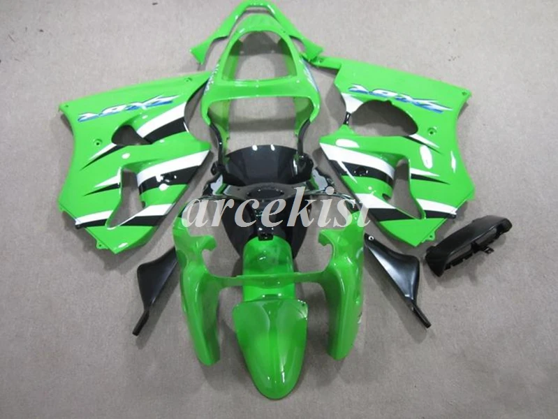 

New ABS Motorcycle Full Fairings kit Fit for kawasaki Ninja ZX-6R 636 6R 00 02 01 2000 2001 2002 Body set green Nice