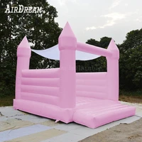 wholesale love pink light blue black colourful wedding inflatable bounce house jumping bouncy castle tent for events party