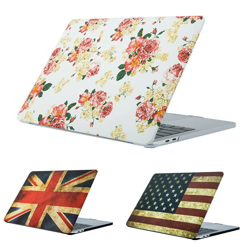 Чехол для ноутбука Apple MacBook Air Pro Retina 11 12 13 15 чехол с мраморным флагом Mac Book New 3 4