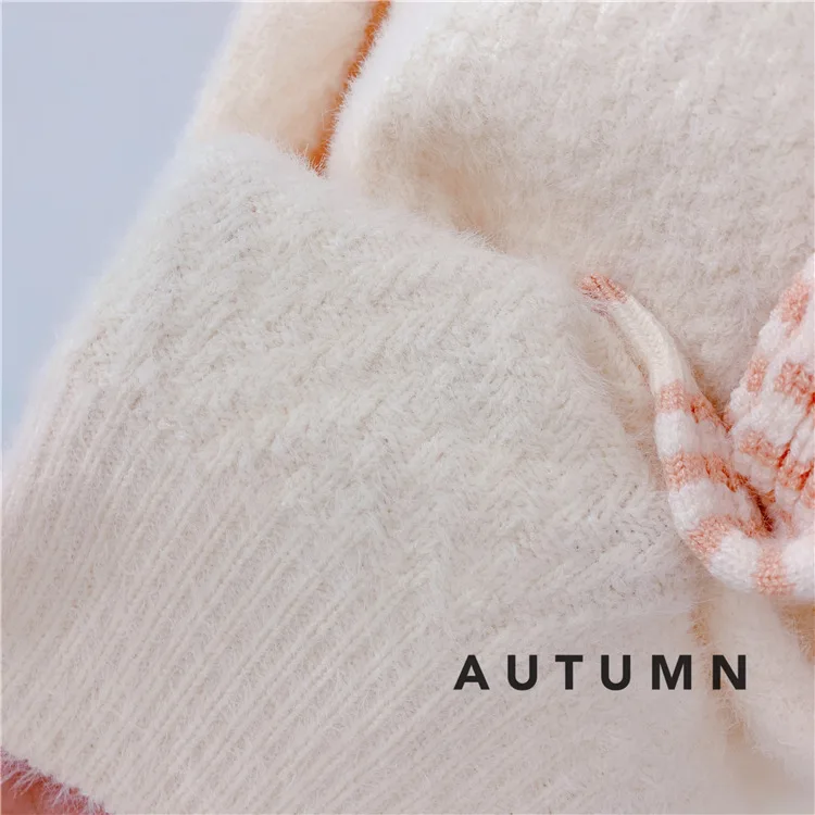 Детская одежда Бархатная шаль для девочек свитер с длинным рукавом маленьких |