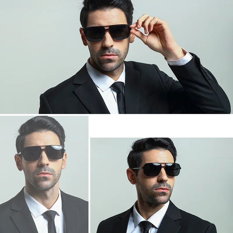 Светоотражающие солнцезащитные очки для мужчин поляризованные в