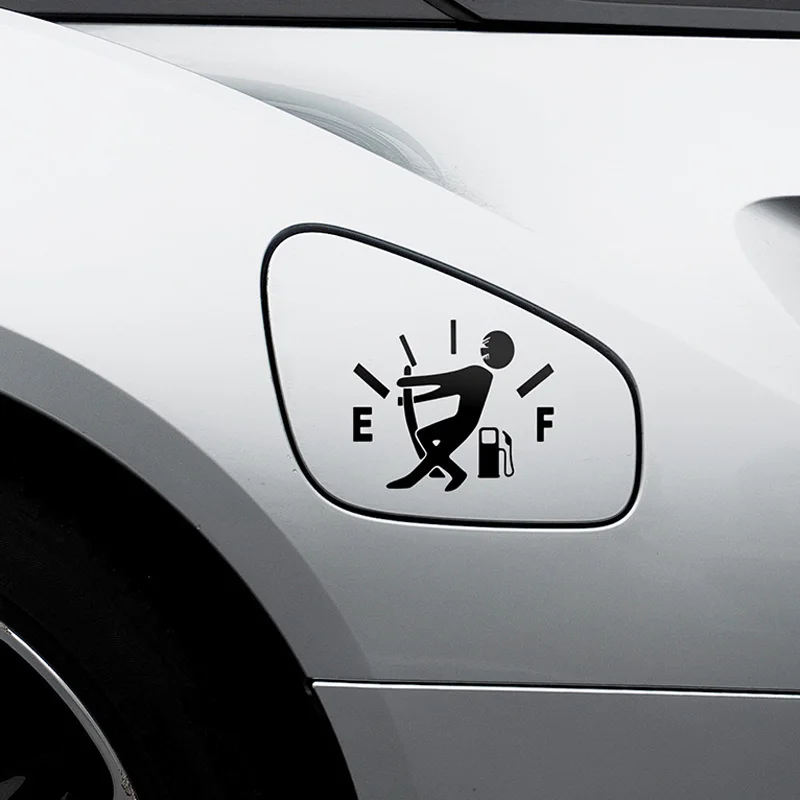 Персонализированный маленький человеческий индикатор сжигания масла стикер