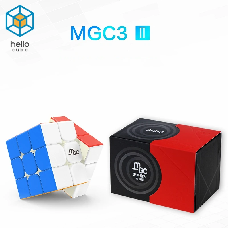 HelloCube YJ guanlong MGC3 II V2 M 3x3x3 Магнитный Волшебный куб Yongjun MGC скоростная головоломка для