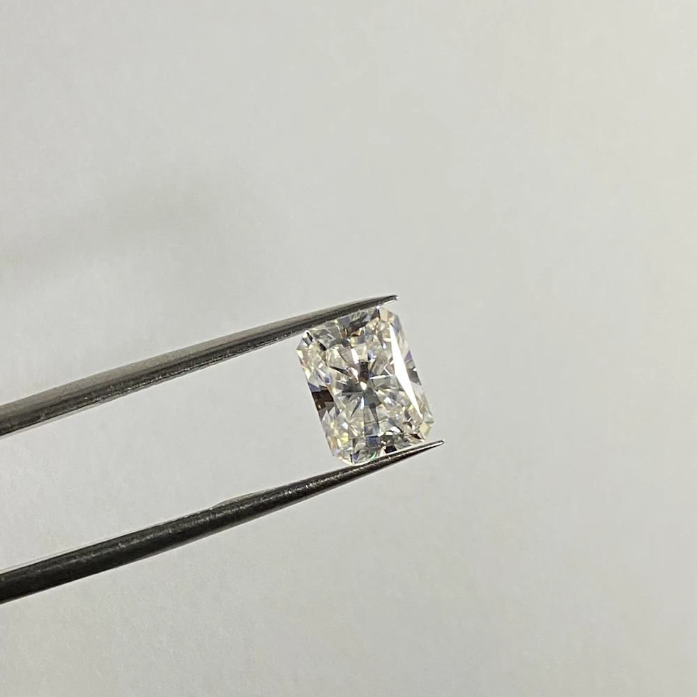 Meisidian Radiant Cut 10*14MM 10 Carats VVS D Color White Loose Moissanite Diamond Gemstone