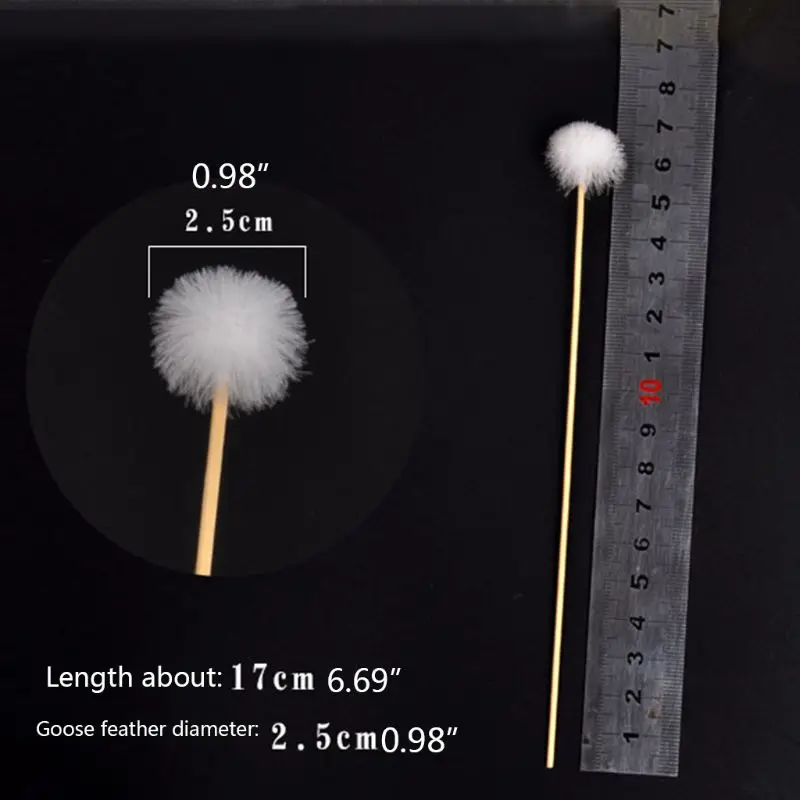 

1Pc Goose Feather Earpick Wax Remover Curette Adult Bamboo Handle Ear Dig Tools Spoon Cleaner Stick Health Care