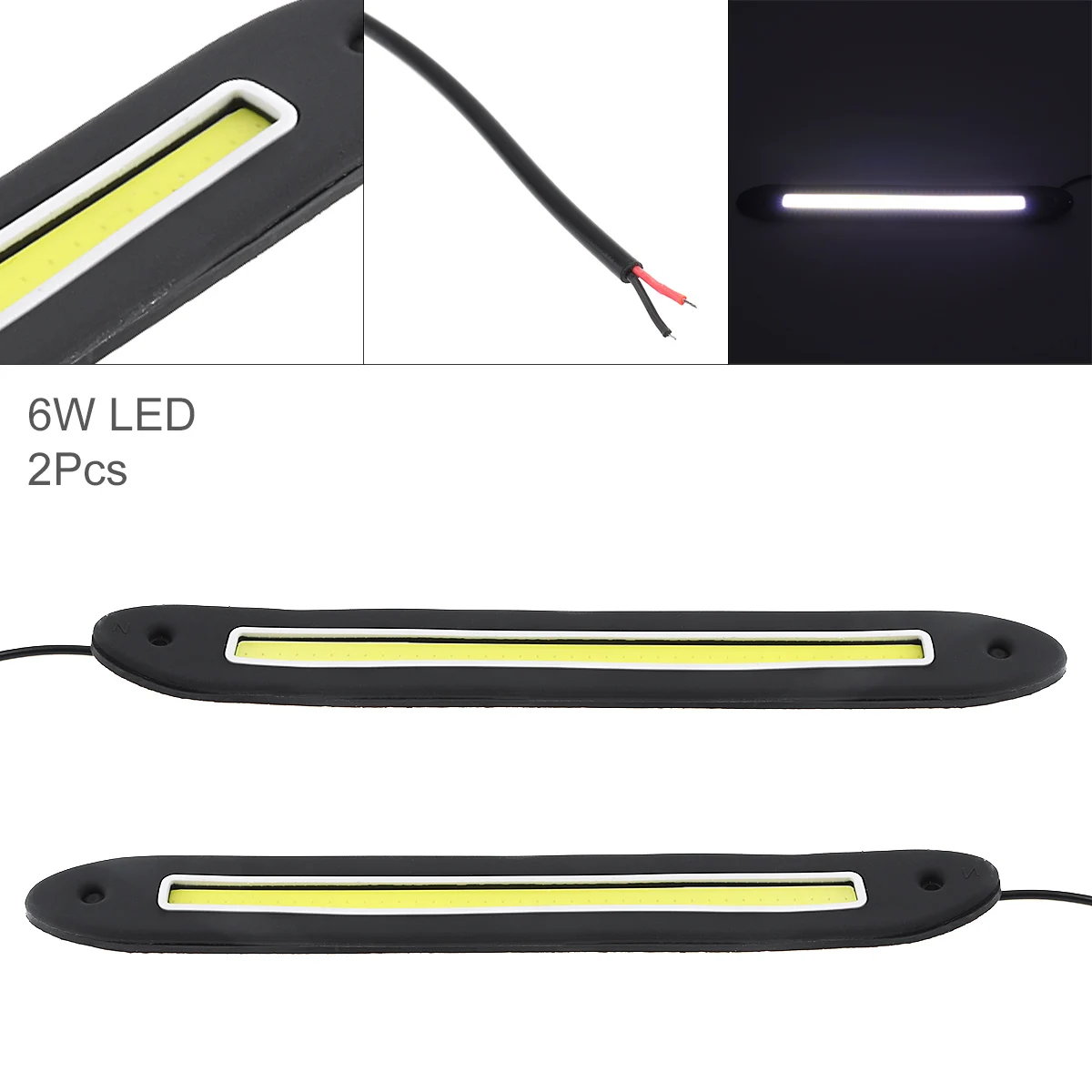 Светодиодные дневные ходовые огсветильник белые водонепроницаемые