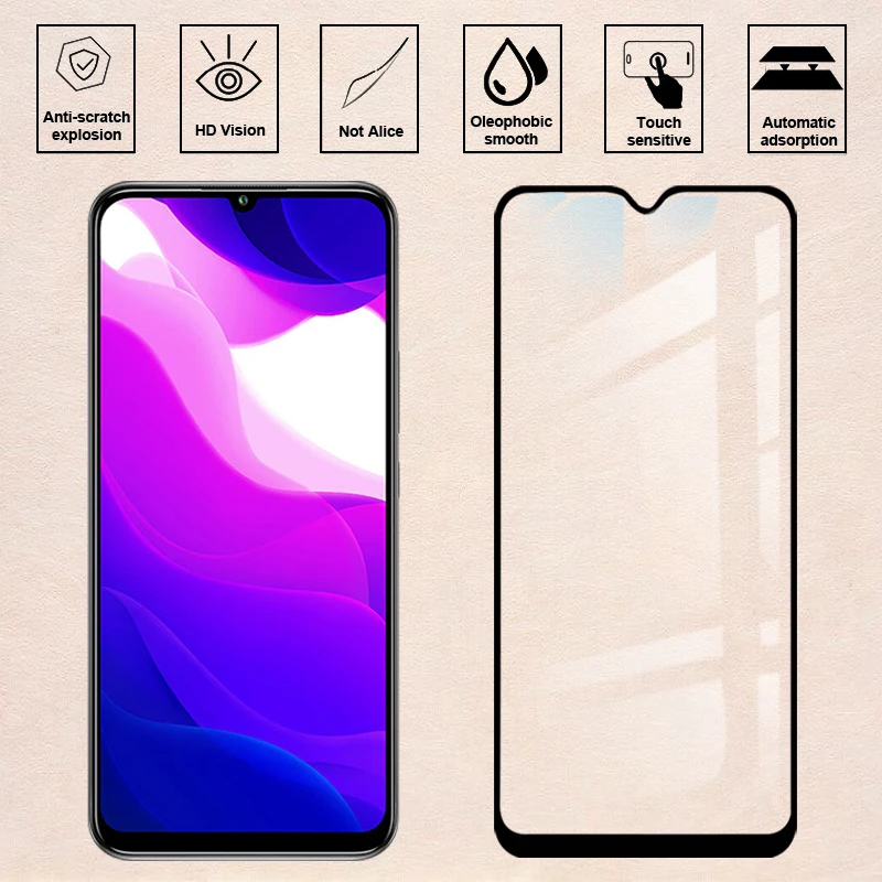 Защитное стекло для xiaomi mi 10 lite закаленное с объективом камеры 2 в 1 mi10 mi10lite xaomi