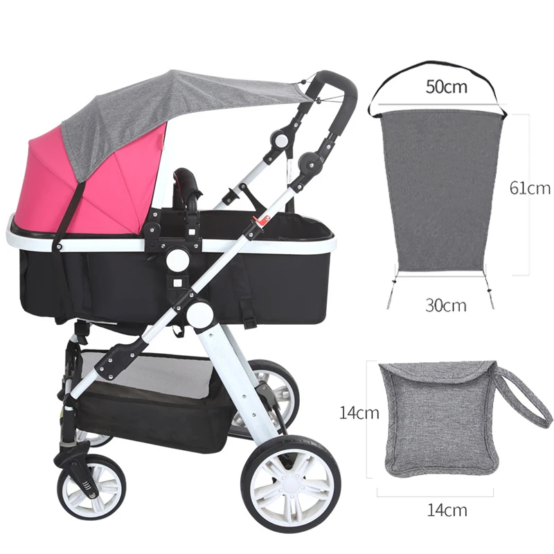 

NEW Universal Baby Stroller Accessories Rainproof Windproof Waterproof UV Protection Sunshade Cover Prams Car Outdoor Activities