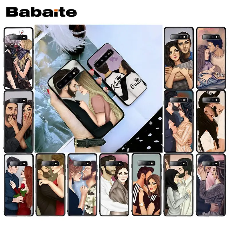 Чехол для телефона Babaite с надписью best friend forever и изображением пары влюбленных Samsung