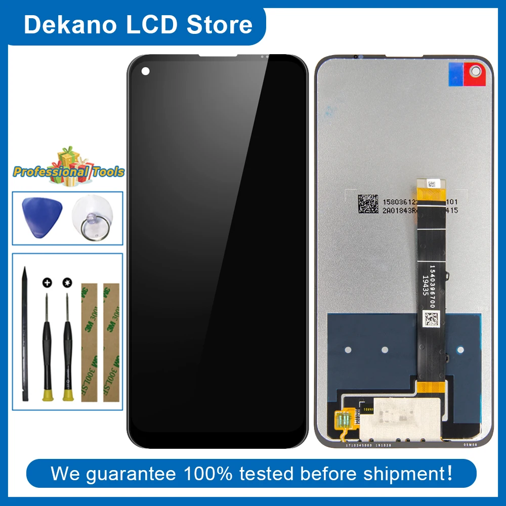 Для LG K61/Q61 LM Q630 LMQ630EAW Q630EAW ЖК дисплей Дисплей кодирующий преобразователь