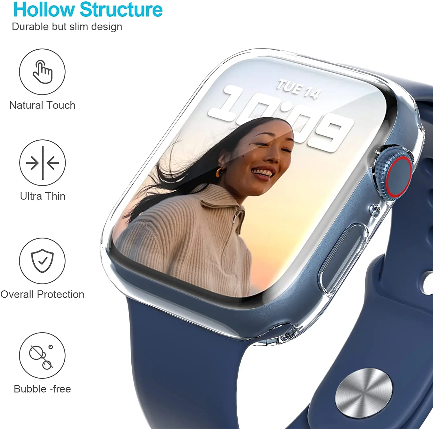 Чехол для Apple watch чехол 44 мм 40 42 38 iWatch серия SE 6 5 4 3 телефон 7 45 41 | Наручные часы